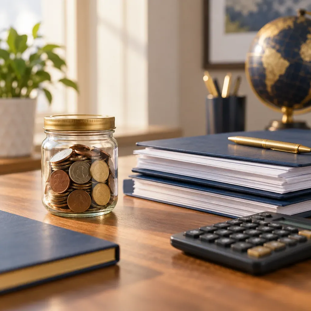 Decorative illustration of a retirement savings chart representing Enrolled Retirement Plan Agents